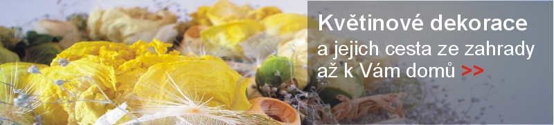 Květinové dekorace - výroba