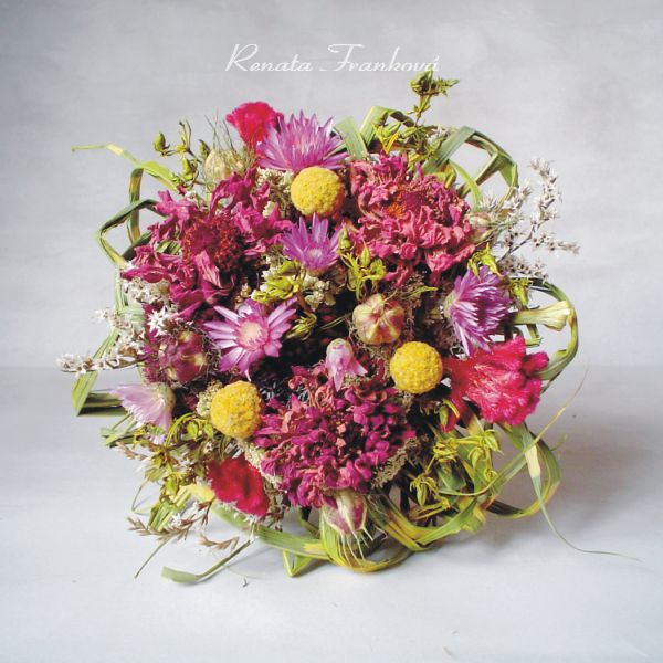 Kytice ze sušených květin Karin