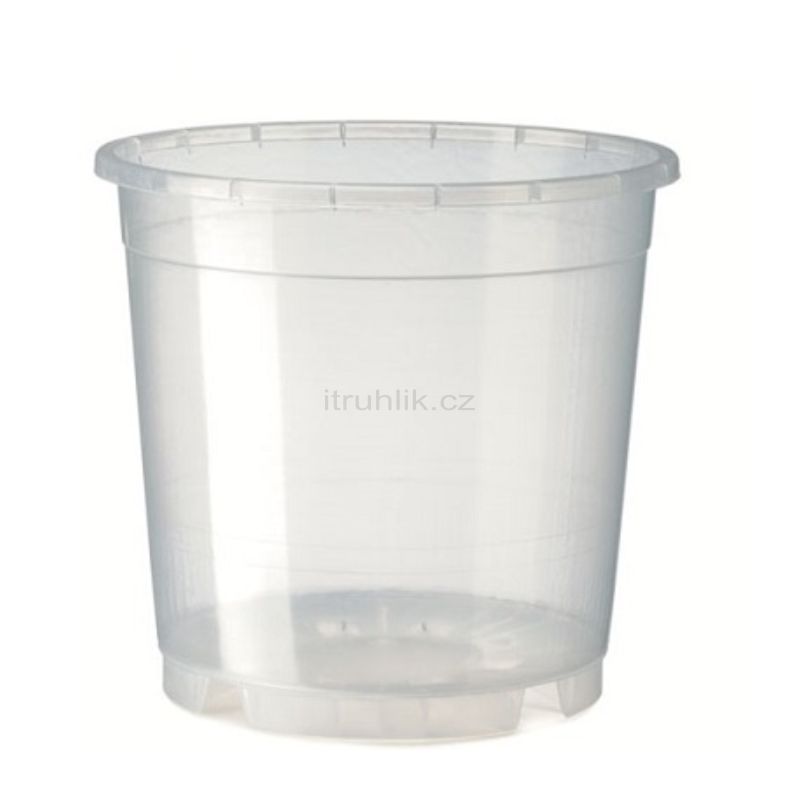 Pěstební kontejner 17 cm, 2,3 l, čirý